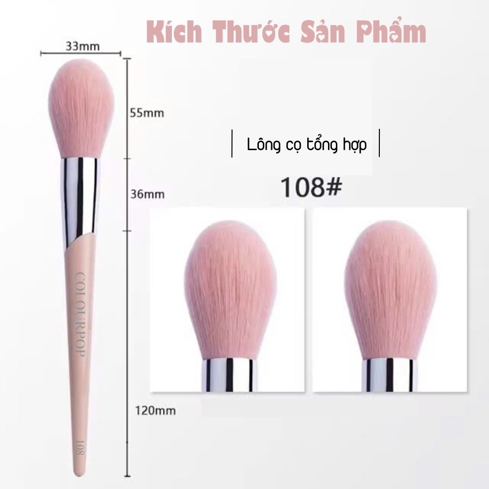  Cọ Phủ Phấn Và Má Hồng COLOURPOP Blush Brush C108